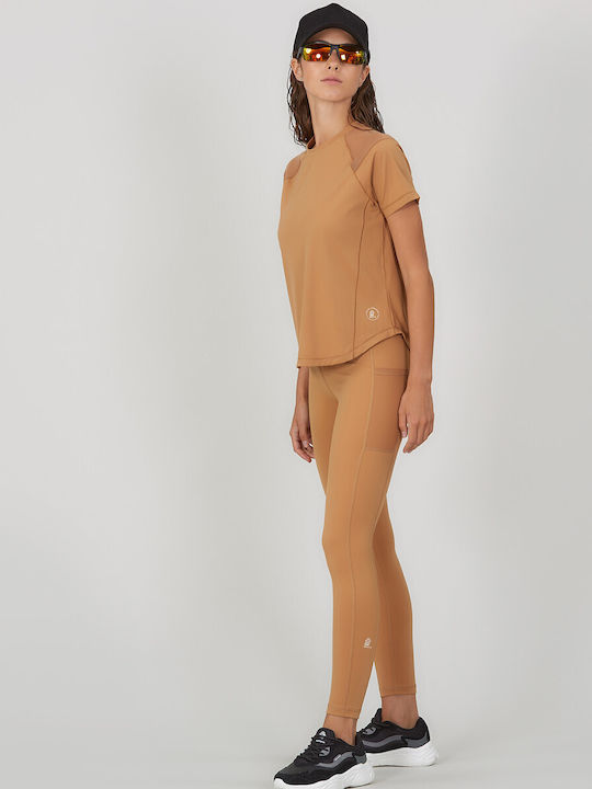 Women's Training Legging Brown