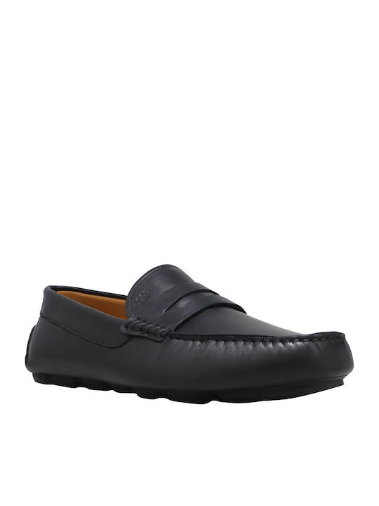 Men's Leather Loafers Black