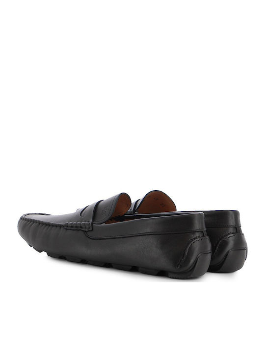 Men's Leather Loafers Black