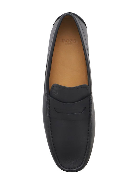 Men's Leather Loafers Black