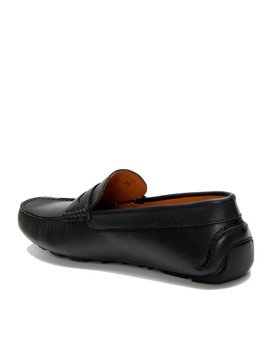 Men's Leather Loafers Black