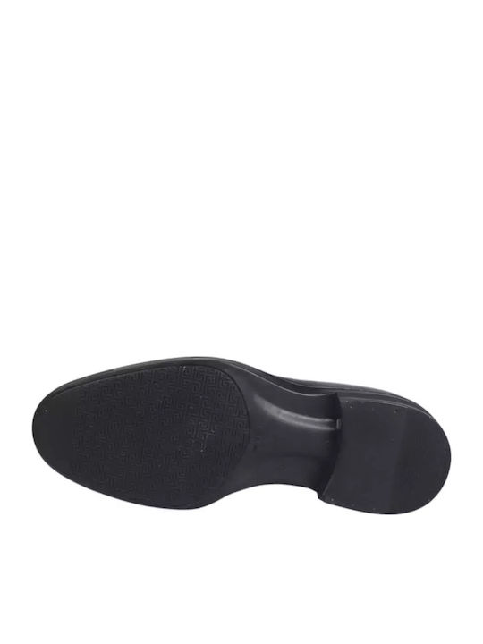 Δερμάτινα Ανδρικά Loafers σε Μαύρο Χρώμα