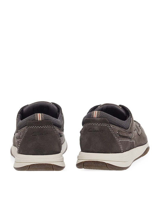 SAILVIEW LACE Men's Leather Boat Shoes Brown