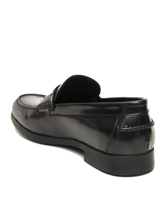Men's Leather Loafers Black