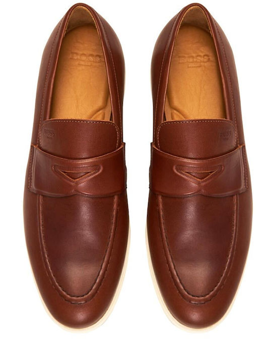Mocasini barbati in Tabac maro Culori