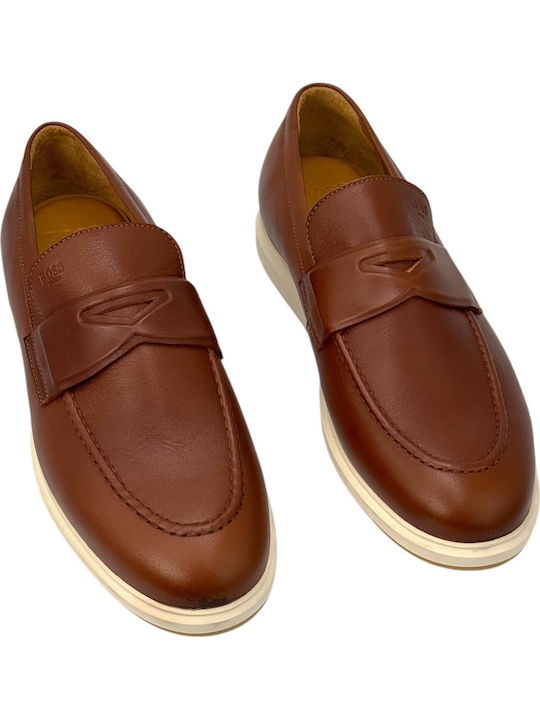 Mocasini barbati in Tabac maro Culori