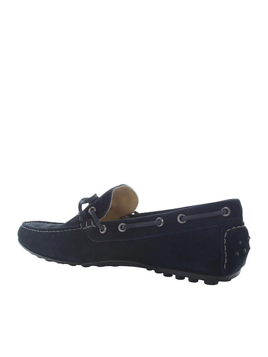 Drive Suede Ανδρικά Boat Shoes σε Μπλε Χρώμα
