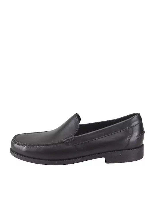 New Damon A Men's Leather Loafers Black