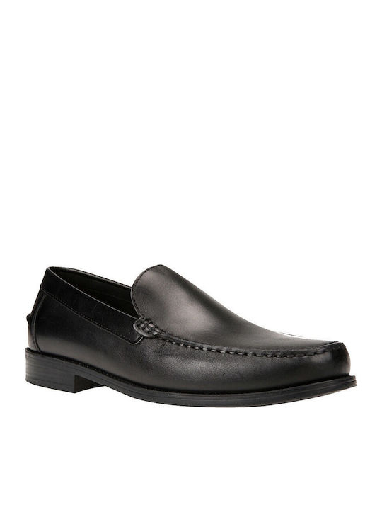 New Damon A Men's Leather Loafers Black