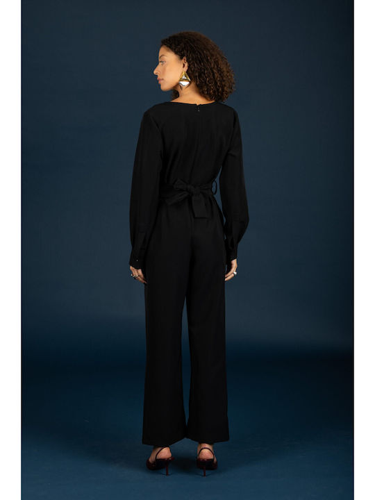 Damen Einteiler Anzug Jet Black