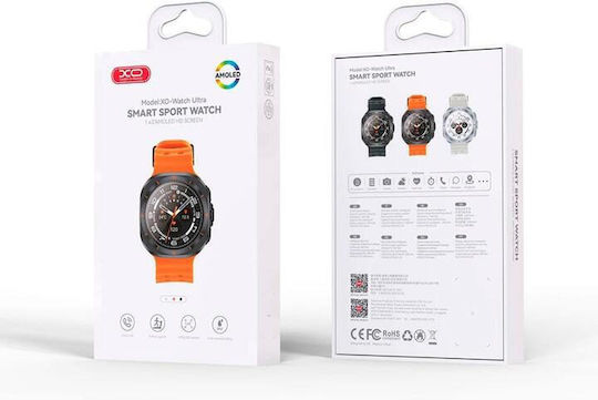 XO Watch Ultra с Пулсомер (Оранжев)
