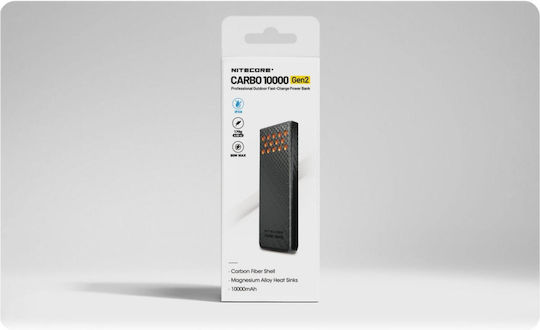 NiteCore Carbo Gen2 Power Bank 10000mAh 30W Orange