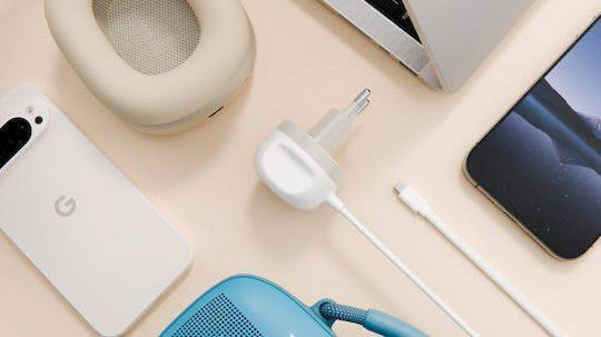 Twelve South Charger with Built-in Cable USB-C 30W Power Delivery Dune (PowerCord 3m)