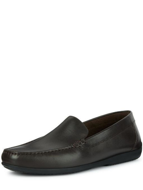 Ascanio Men's Leather Loafers Brown