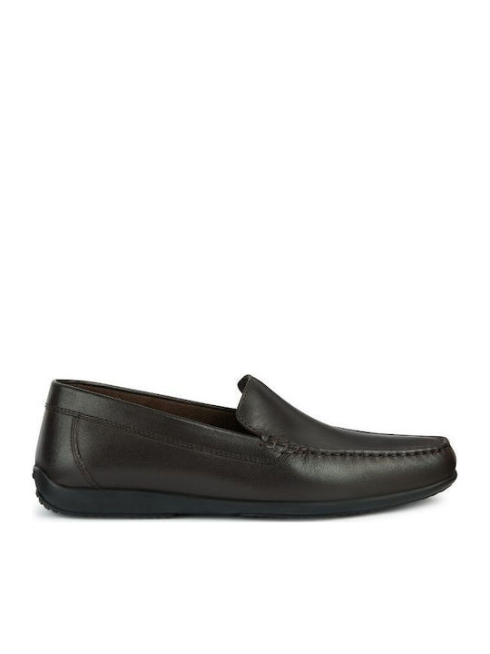Ascanio Men's Leather Loafers Brown