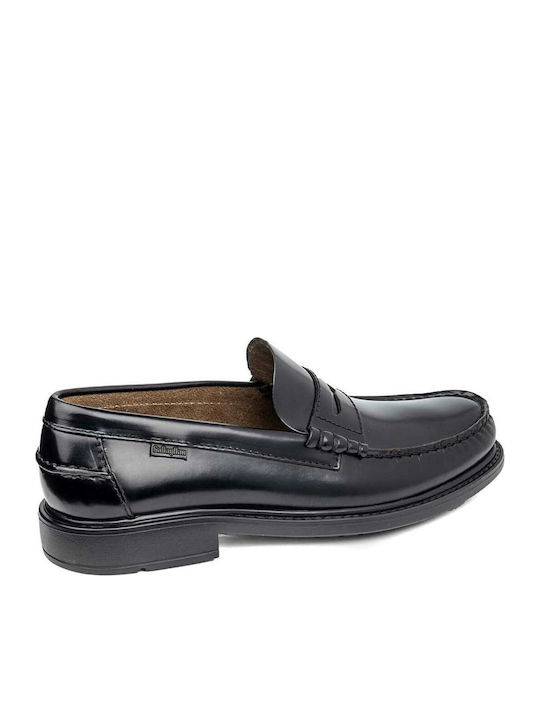 Δερμάτινα Ανδρικά Loafers σε Μαύρο Χρώμα