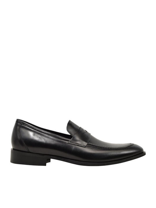 Δερμάτινα Ανδρικά Loafers σε Μαύρο Χρώμα