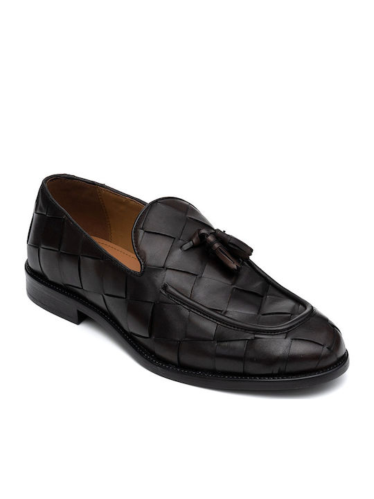 Men's Leather Moccasins Brown