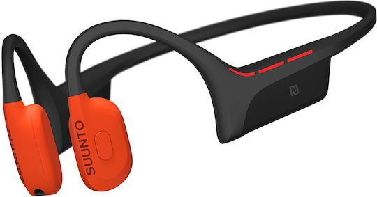 Suunto Wing 2 Knochenleitung Bluetooth-Freisprecheinrichtung Kopfhörer mit Schweißresistenz und Ladeetui Orange