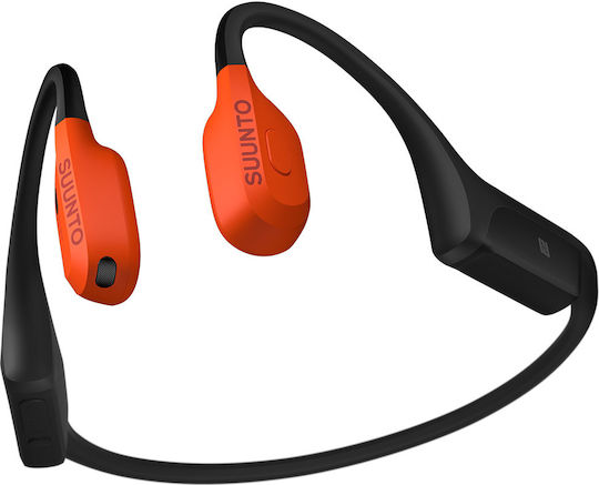 Suunto Wing 2 Knochenleitung Bluetooth-Freisprecheinrichtung Kopfhörer mit Schweißresistenz und Ladeetui Orange