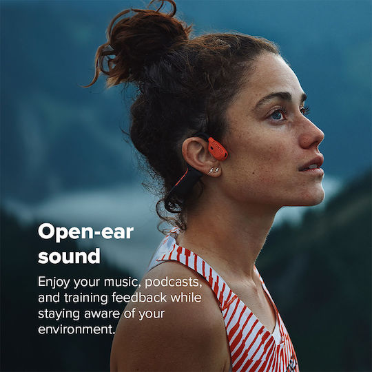 Suunto Wing 2 Knochenleitung Bluetooth-Freisprecheinrichtung Kopfhörer mit Schweißresistenz und Ladeetui Orange