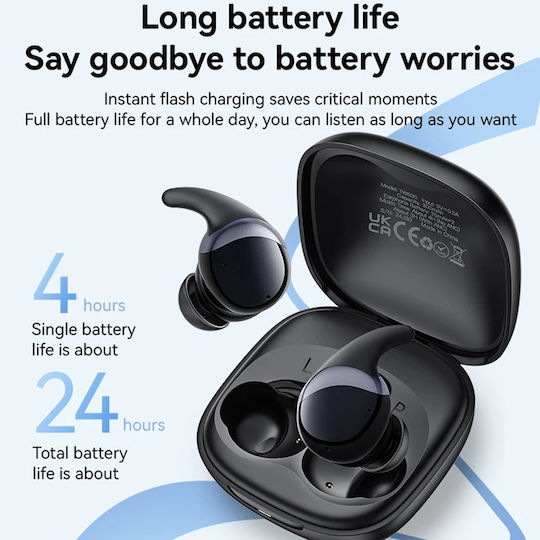 Yesido TWS30 In-Ear Bluetooth-Freisprecheinrichtung Kopfhörer mit Schweißresistenz und Ladeetui Schwarz