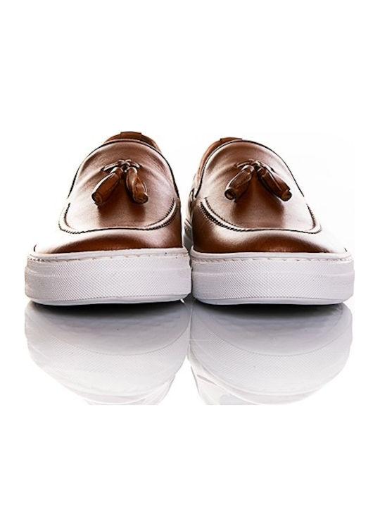 Men's Leather Moccasins Brown