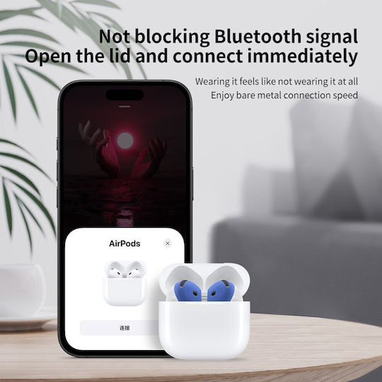 Silicone Covers in Pink color for Apple AirPods 4
