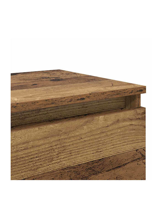 Wooden Bedside Table Processed Wood 40x35x50cm