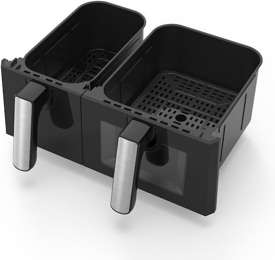 Samus Friteuză cu aer cu Coș Detașabil Dublu 9lt Negru AF9DUO-S2600DW