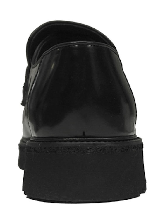 Men's Leather Loafers Black