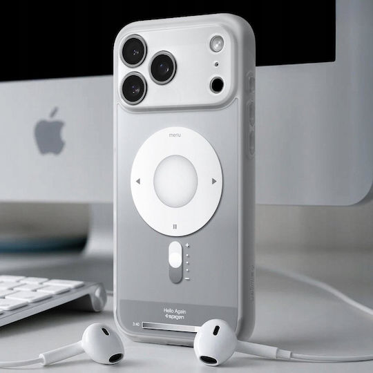 Spigen Ultra Hybrid Mag Classic Umschlag Rückseite Silikon / Kunststoff Silber (iPhone 17 Pro)
