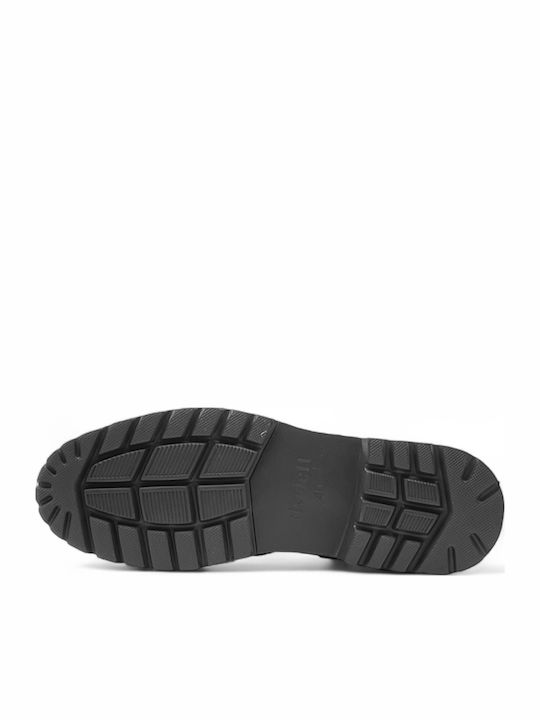 Men's Leather Moccasins Black