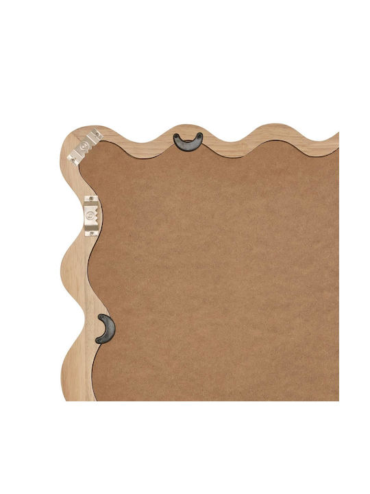 Atmosphera Wall Mirror with Beige Wooden Frame 100x48cm 1pcs