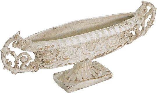Artekko Βάζο Δαπέδου Alcott Λευκό 38x17.5xΥ80cm Artekko Βάζο Δαπέδου Alcott Λευκό 38x17.5xΥ80cm
