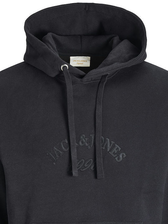 Jack & Jones Sweat Schwarz mit Kapuze