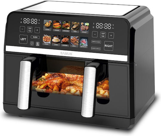 Samus Friteuză cu aer 9lt Negru AF9BIG-S2500DW