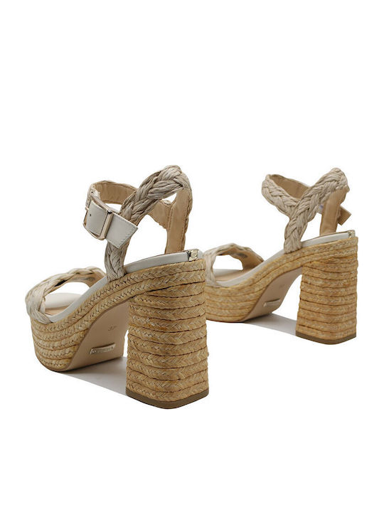 Sandale Bej Guess Follyn Flgfonele03-natu