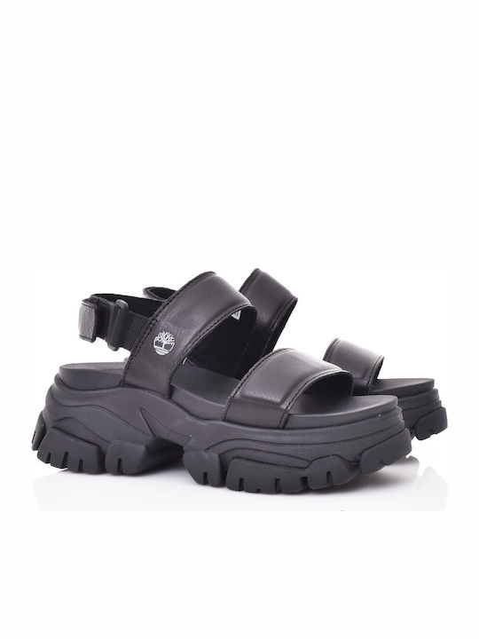 Timberland Leather Sandals Black