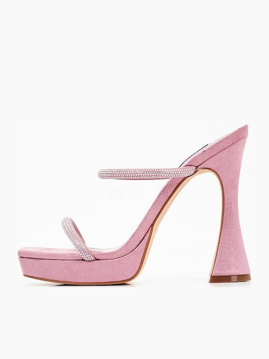 Adine 2 Wildleder Damen Sandalen in Rosa Farbe