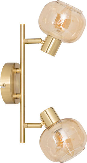 Wall Lamp with E14 Socket Gold 11cm