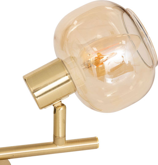 Wall Lamp with E14 Socket Gold 11cm