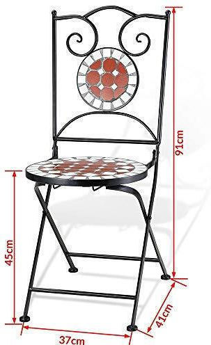 Dining Room Set for Small Outdoor Spaces 3 Pieces Black