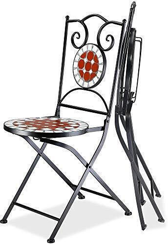 Dining Room Set for Small Outdoor Spaces 3 Pieces Black