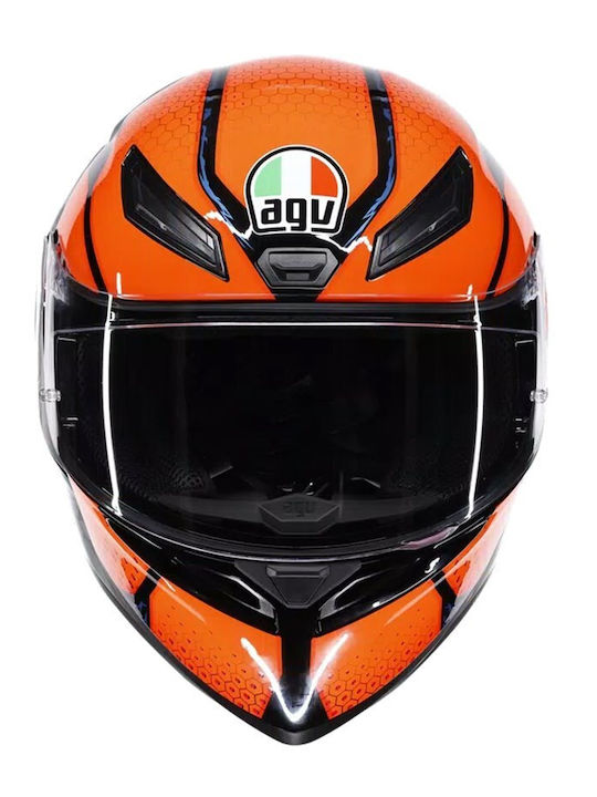 AGV K1 S Speedarmor Black / Orange / Blue Κράνος Μηχανής Full Face ECE 22.06 1500gr