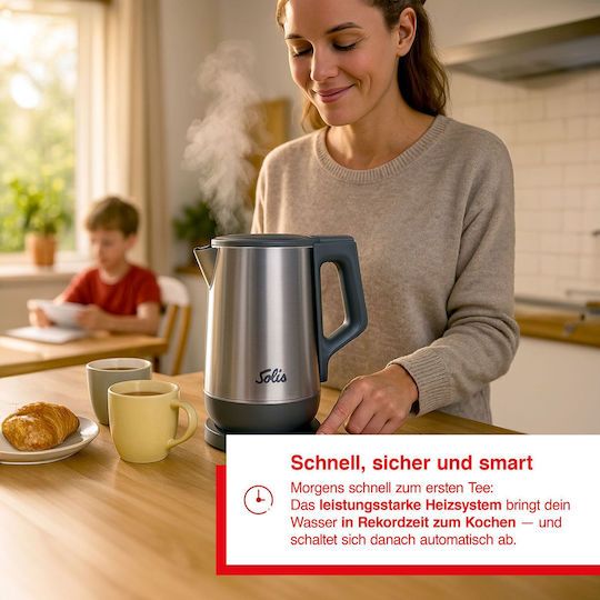Solis Kettle 1.7lt 1800W Brown
