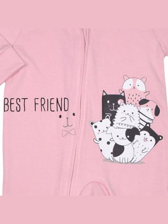 Ninetta Bebe Babystrampler Pink