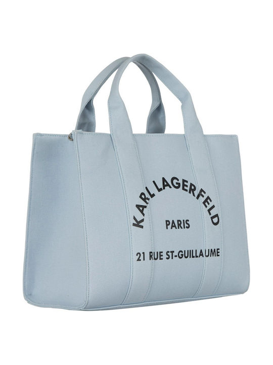 Rsg Square Women's Bag Tote Handbag Light Blue