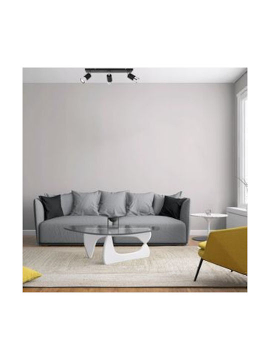 Light Home Σποτ με 11 Φώτα σε Μαύρο Χρώμα