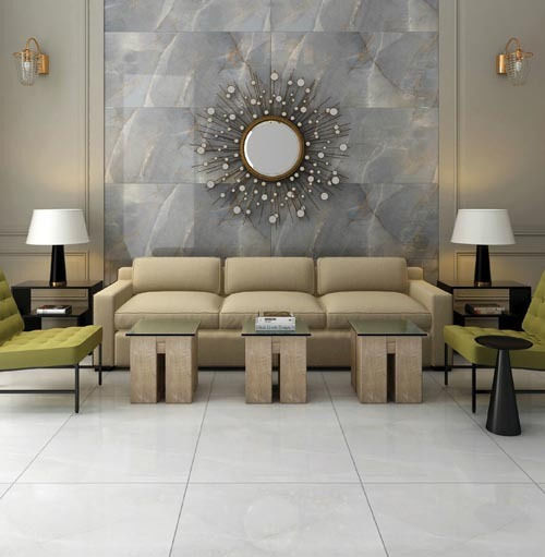 LV Granito Blue Jasto Gloss Porcelain Tile 60x120cm Blue